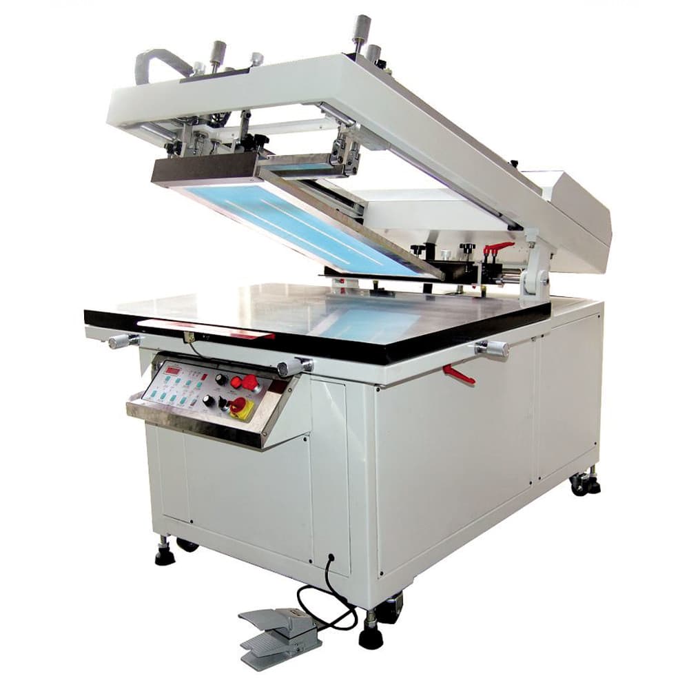 Máquina de serigrafía plana con brazos oblicuos-SS6090