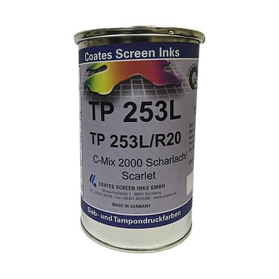 Tintas de 2 componentes para serigrafía y tampografía TP 253L